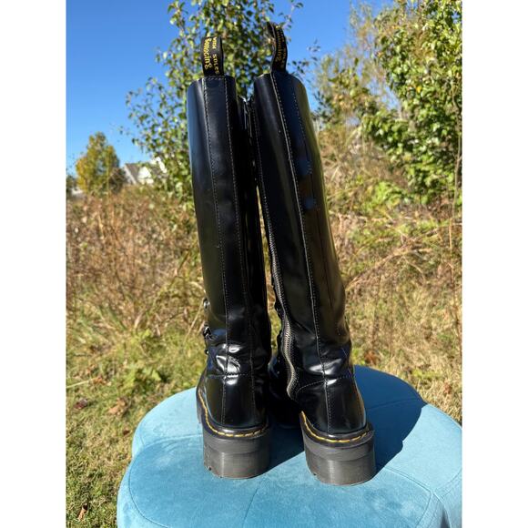 Britain XL 1b60 Knee High Doc Marten Platform Boots - Picture 7 of 7